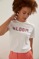 BLOOM embellished T-shirt