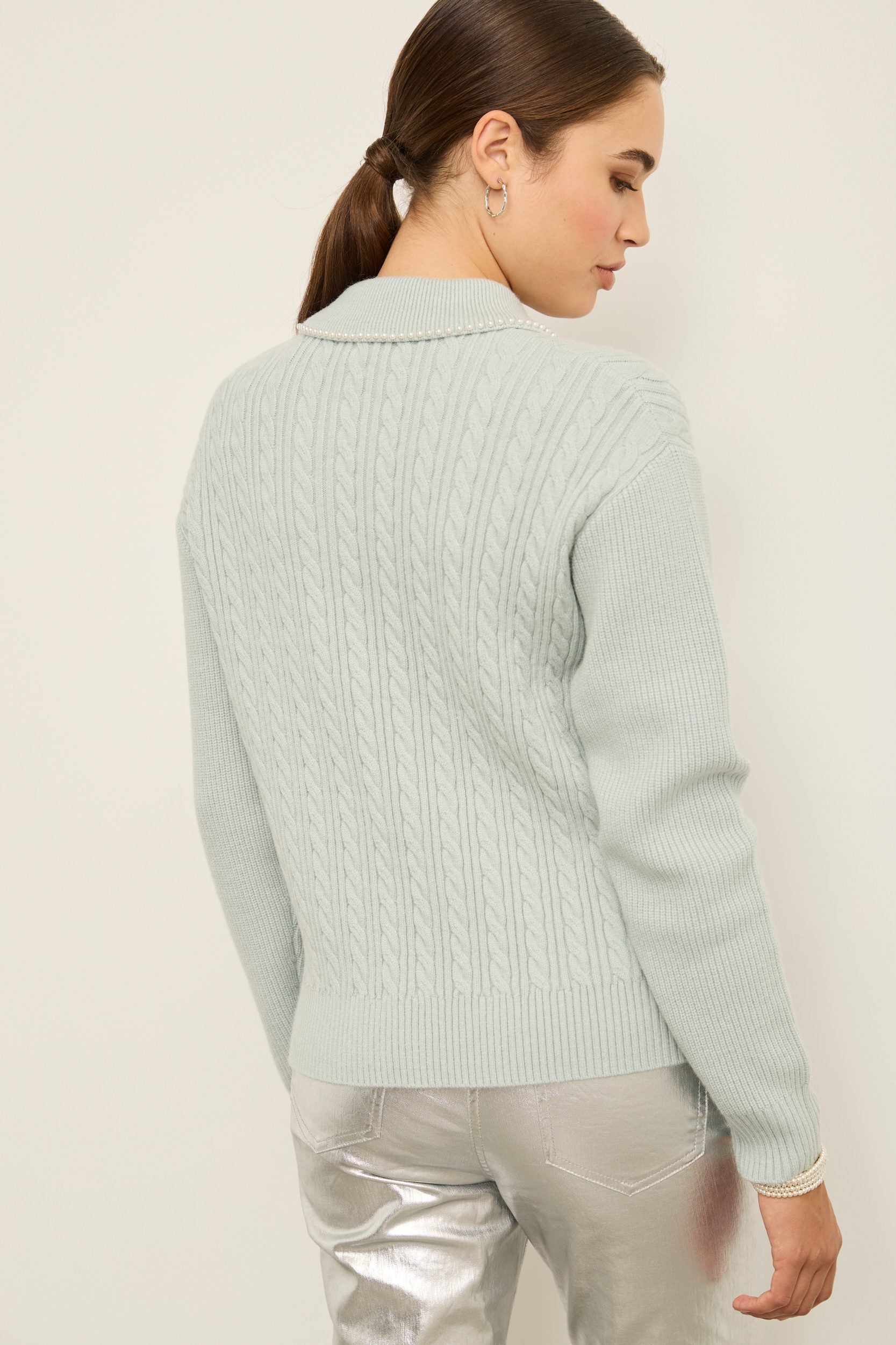 Cable-Knit Sweater