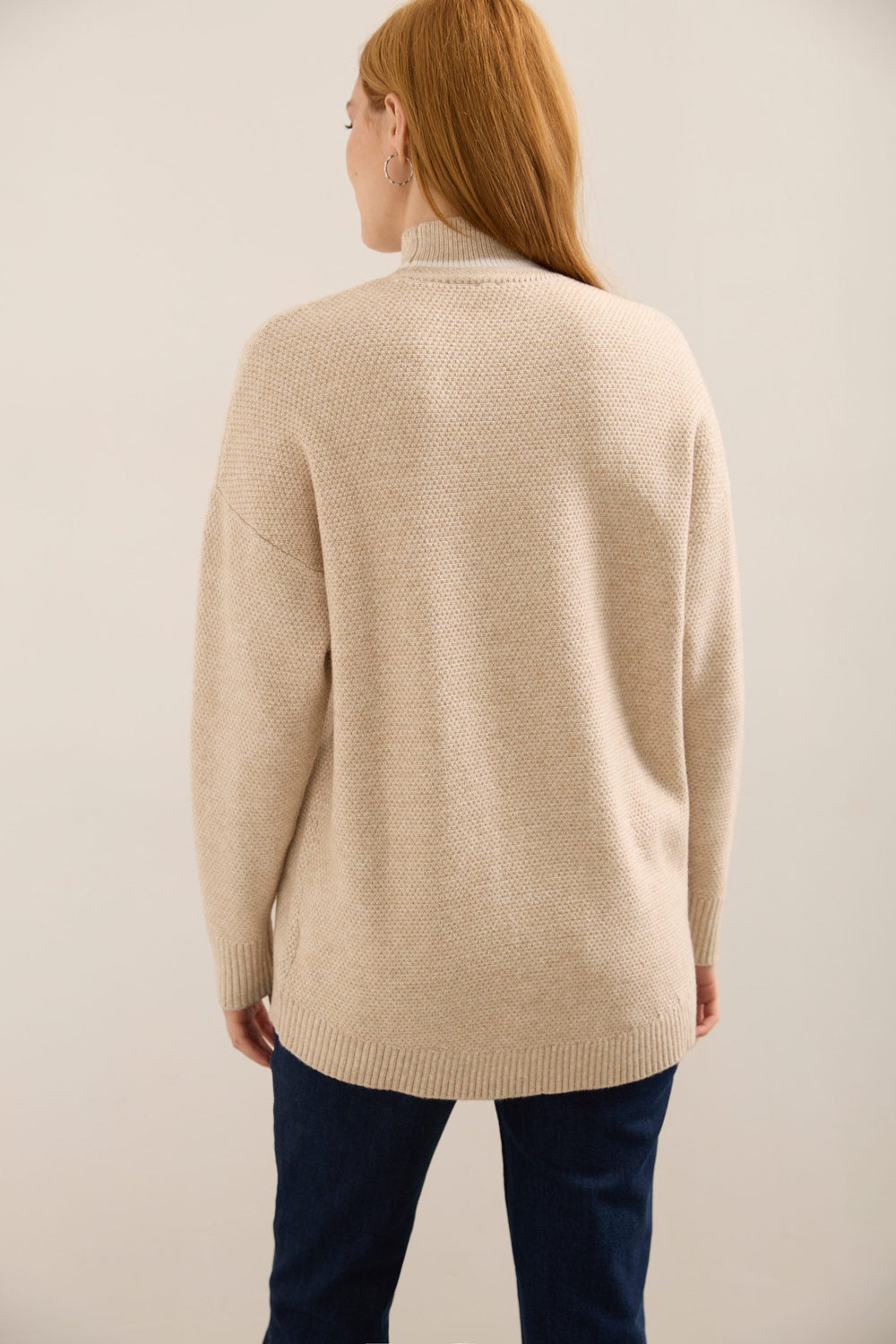 Oversized Cable-Knit Sweater