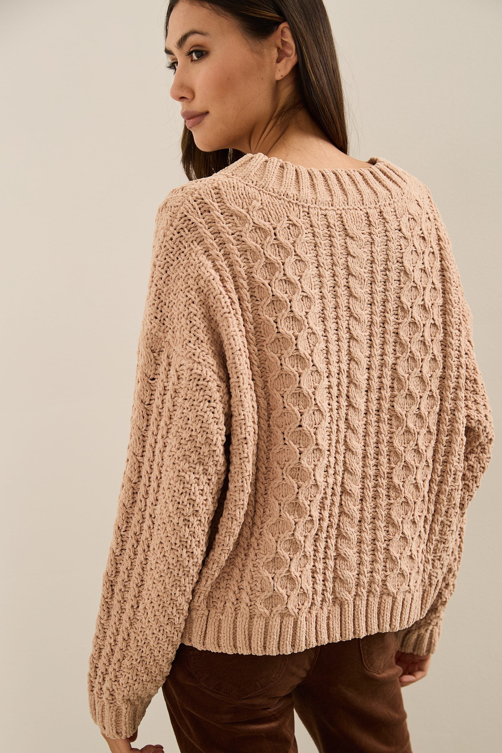 Oversized Cable Sweater