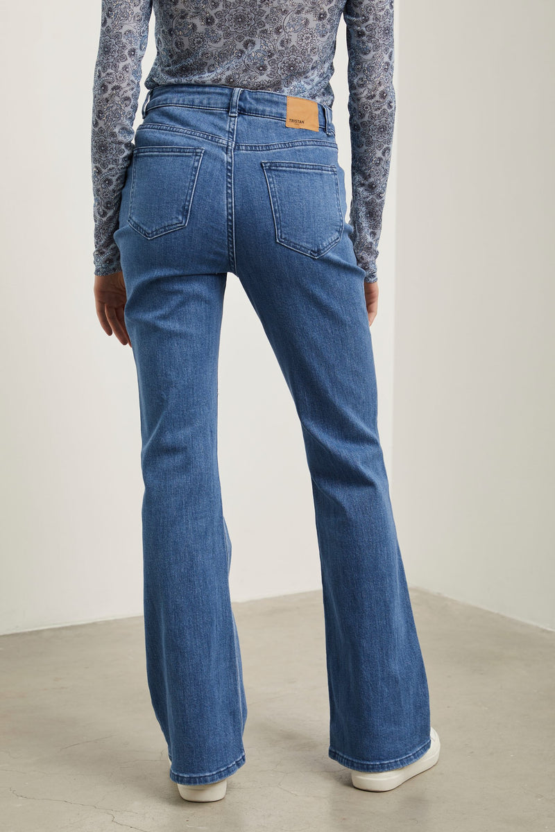 High waist bootcut jean