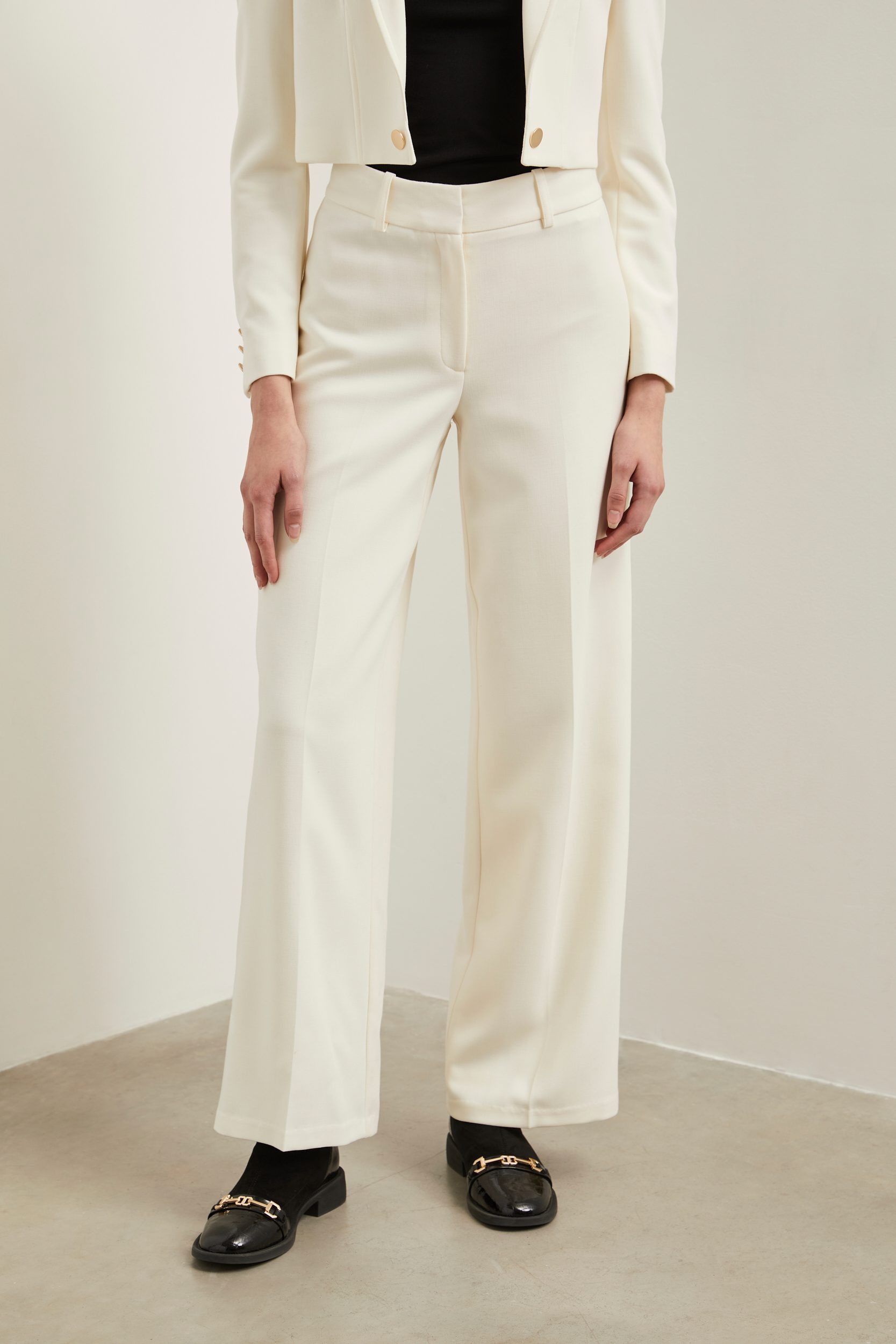 High waist wide leg pant