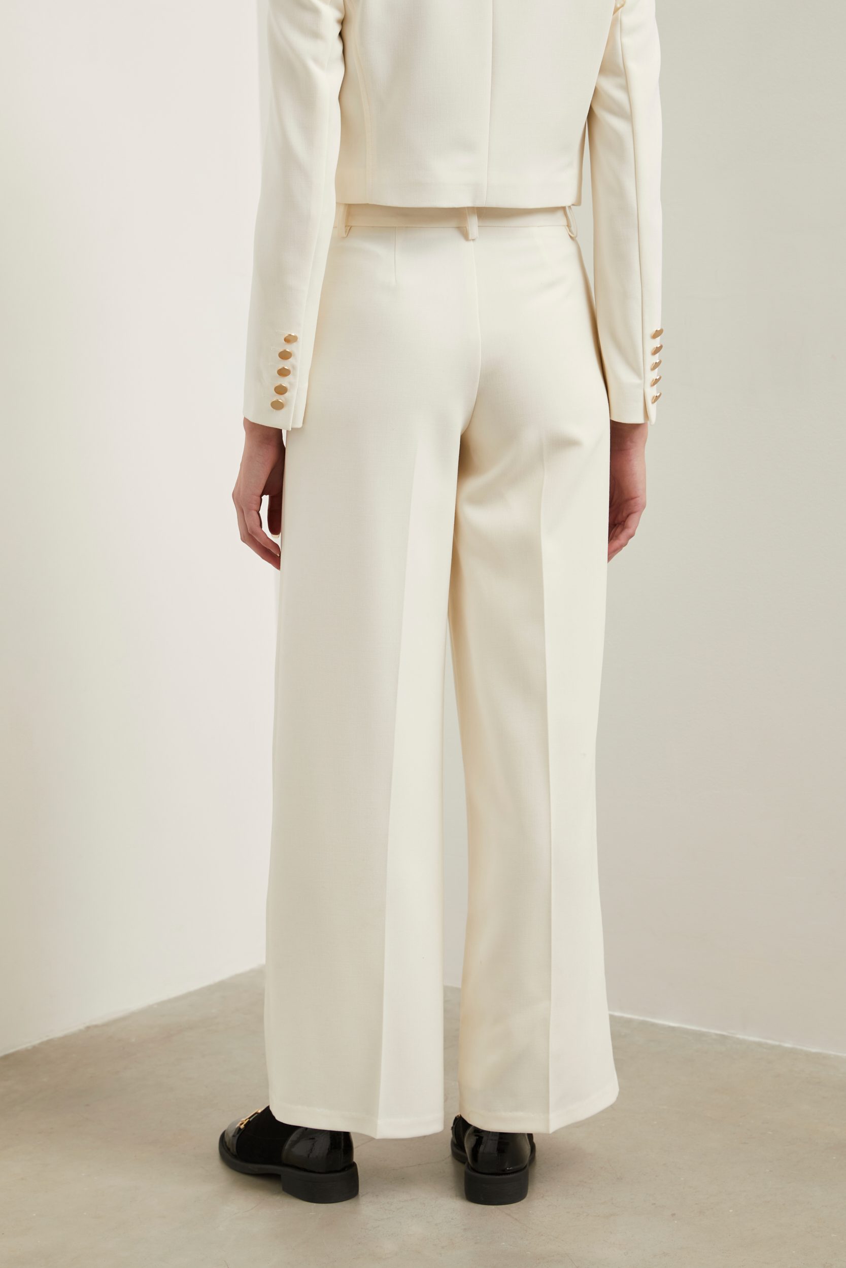 High waist wide leg pant