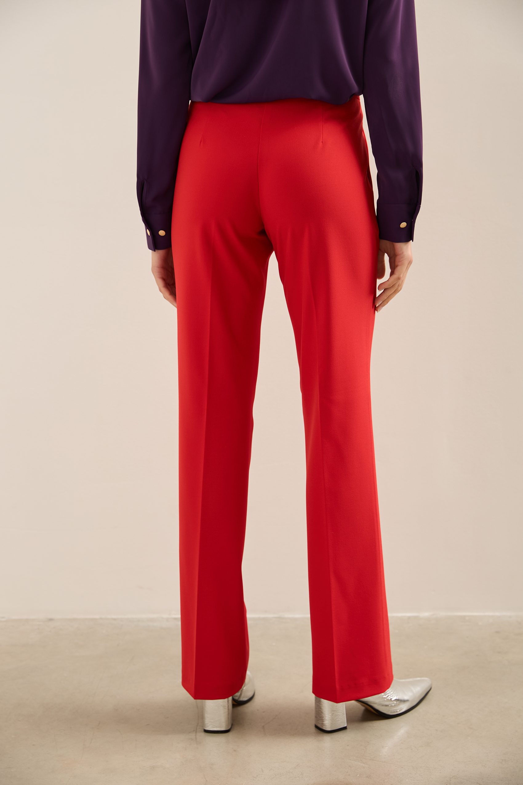 High Waist Straight Pant