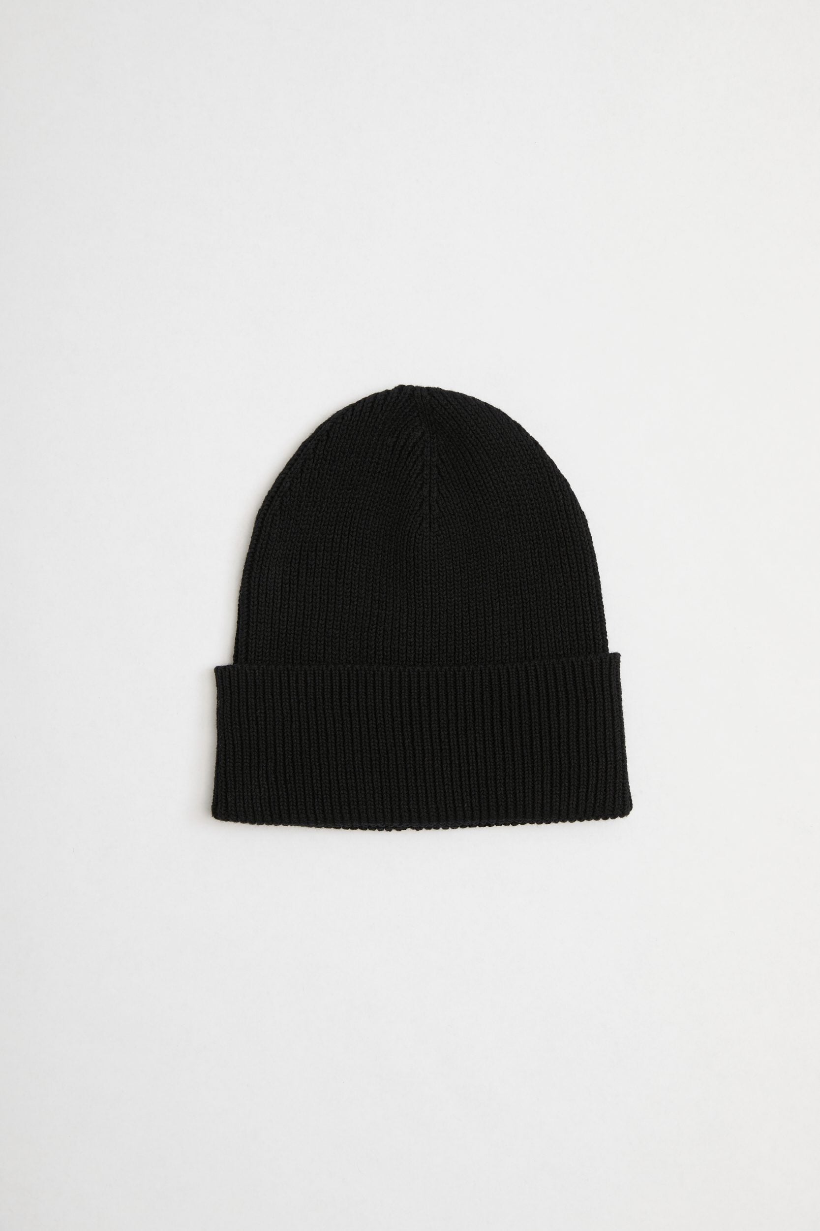 Rib beanie hat