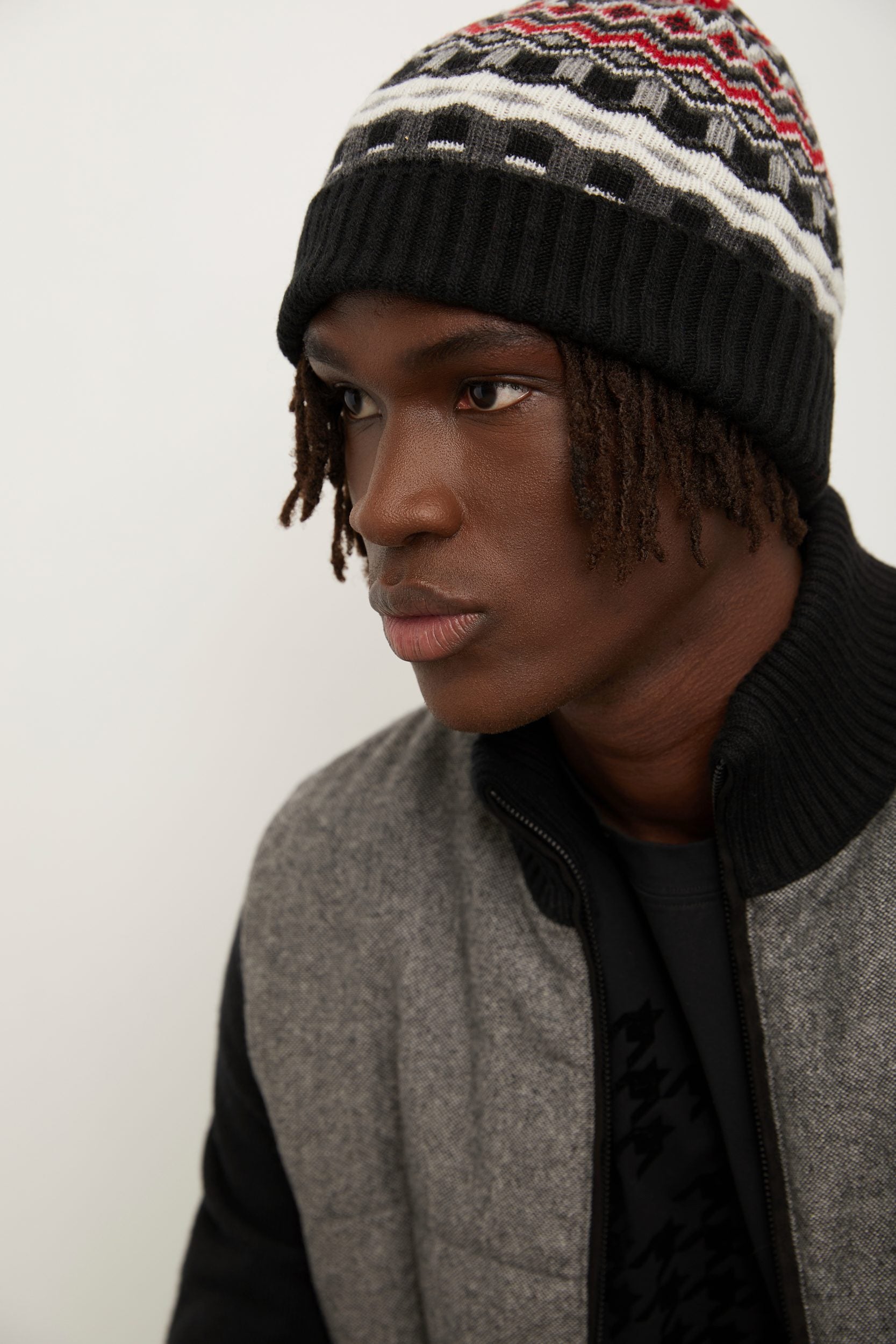 Jacquard beanie