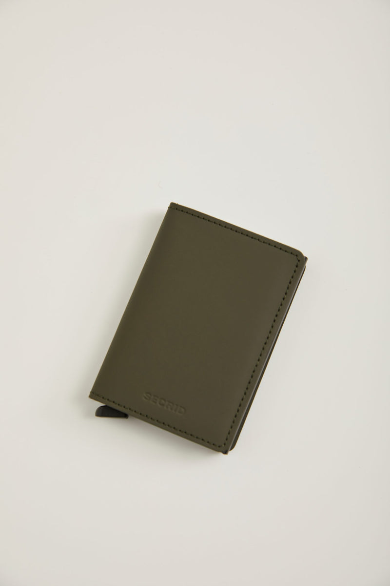 RFID blocking leather wallet