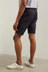 5 pocket twill bermuda shorts