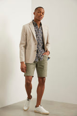 5 pocket twill bermuda shorts