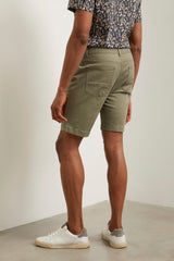 5 pocket twill bermuda shorts