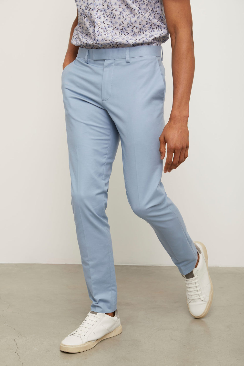 Solid colour Slim pant