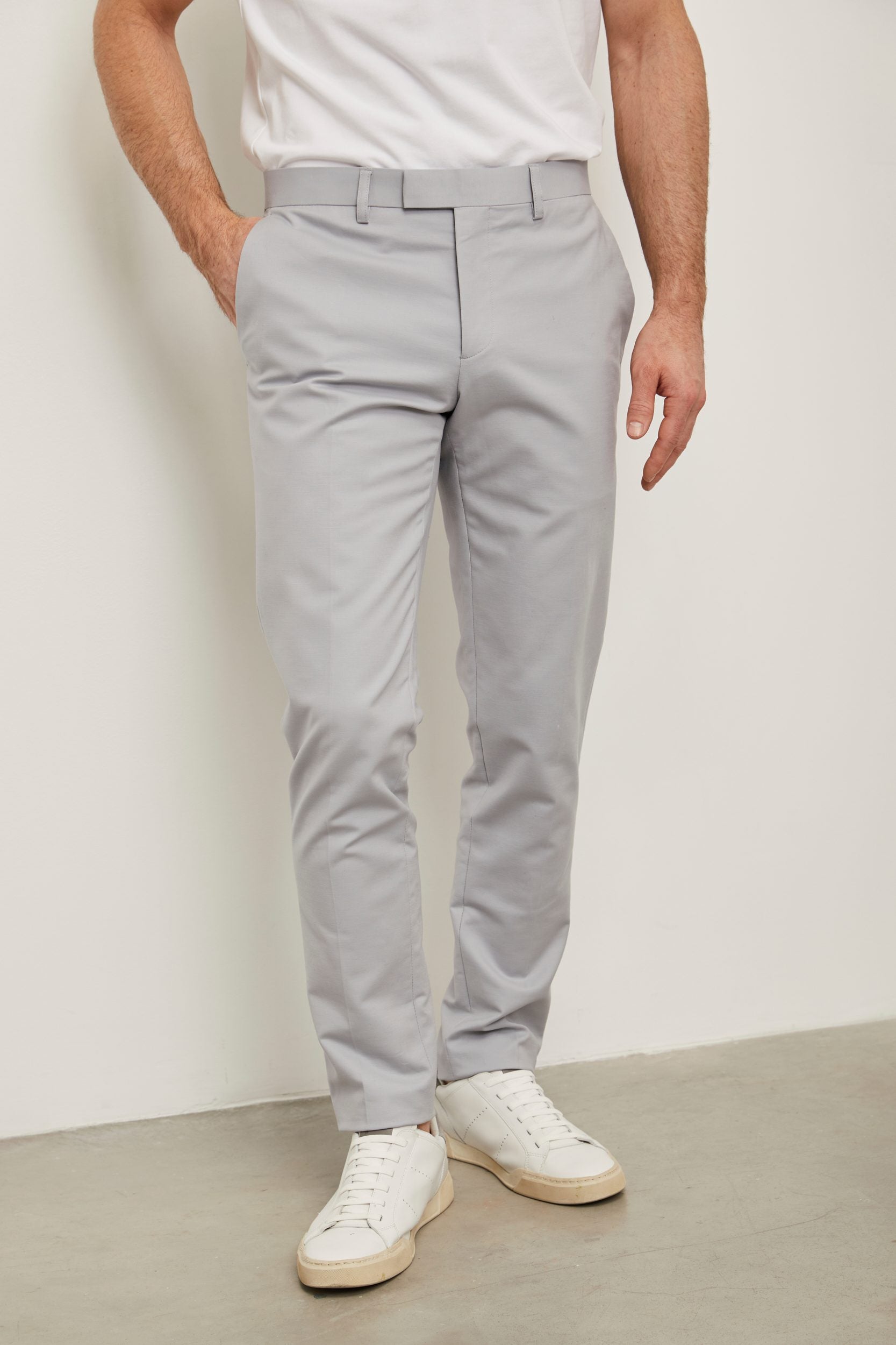 Solid colour Slim pant