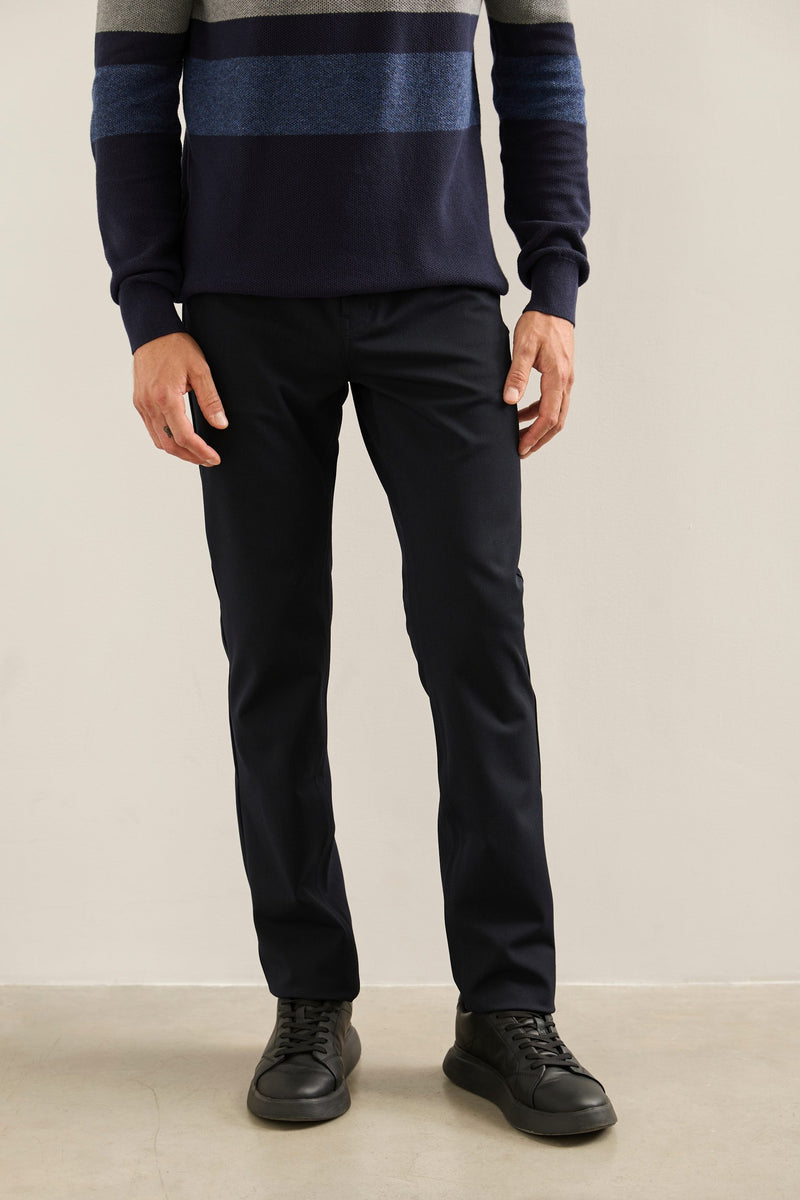 Five pocket slim fit pants