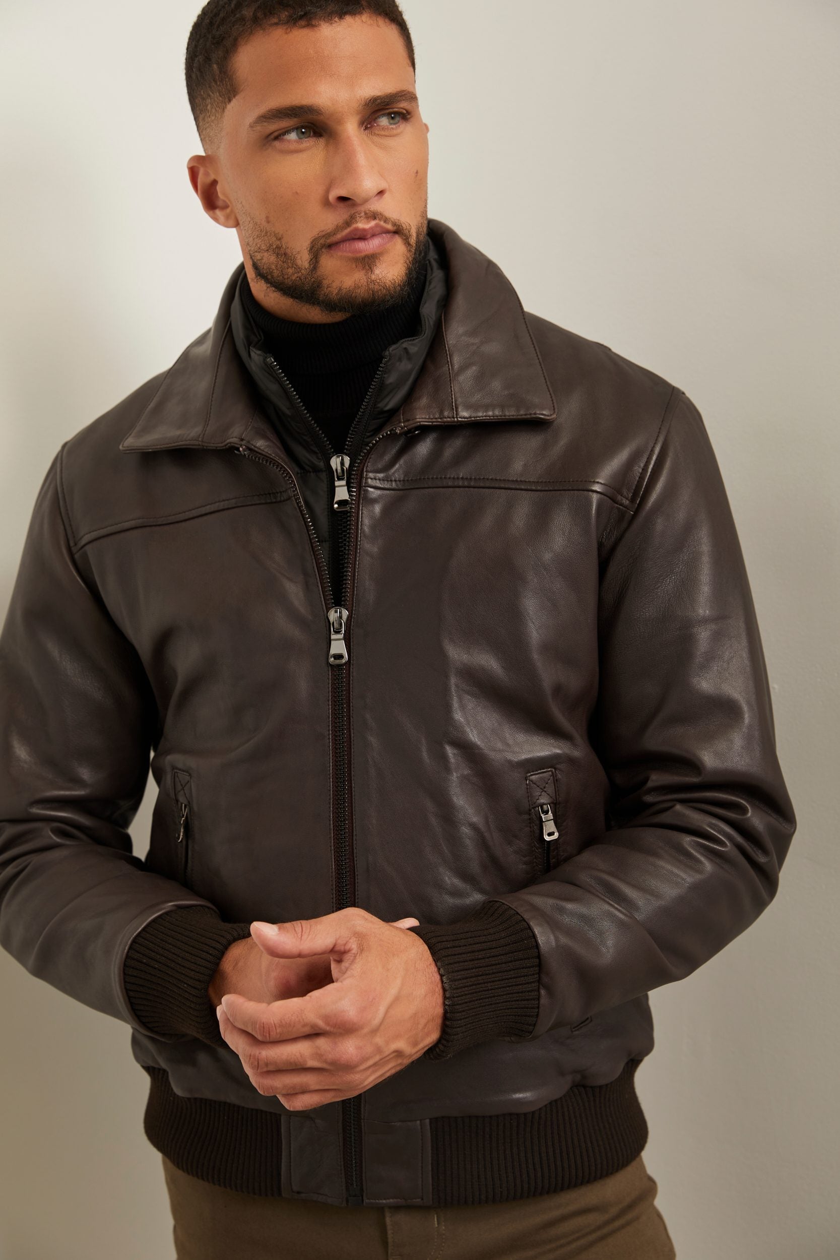 Aviator Leather Jacket