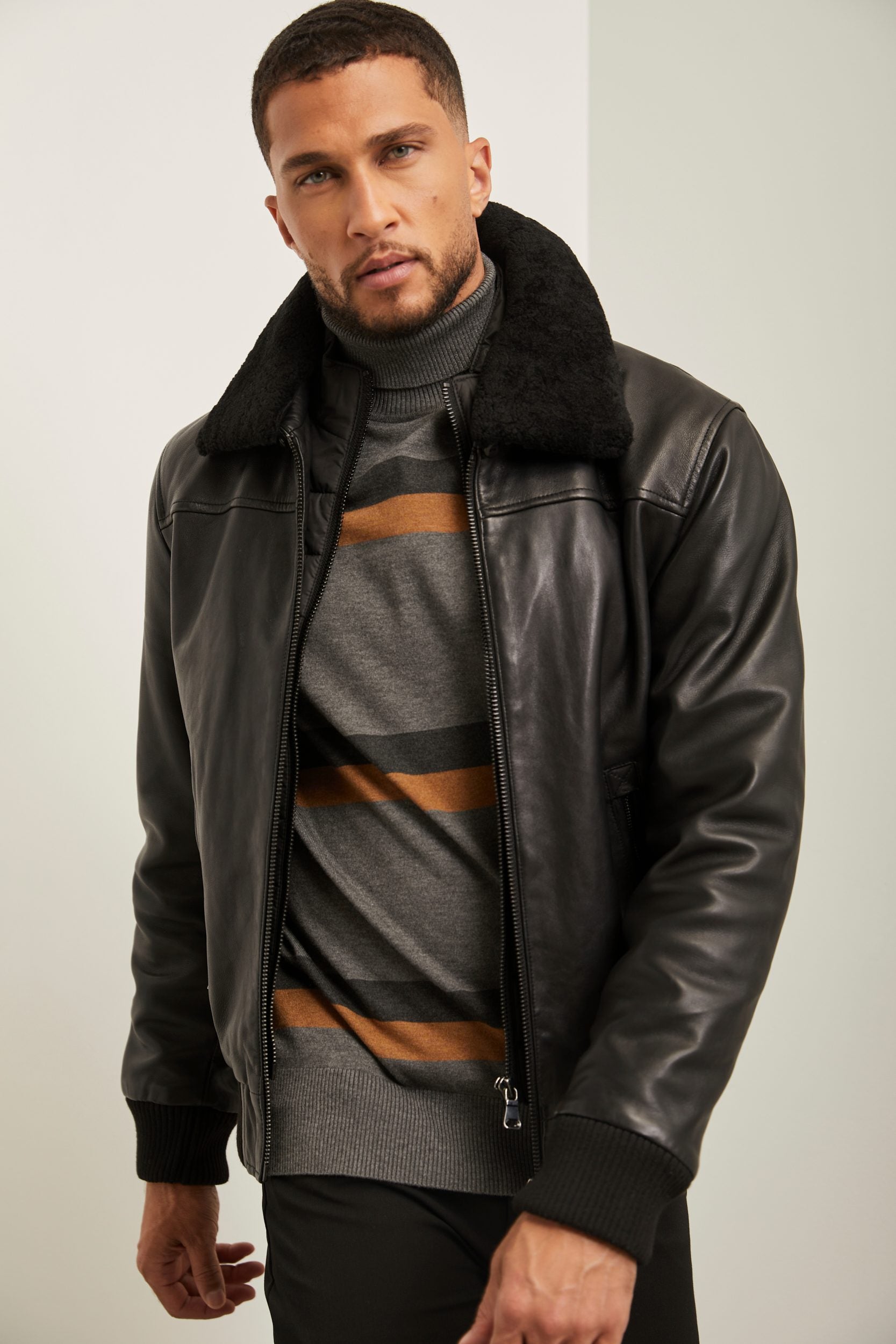 Aviator Leather Jacket