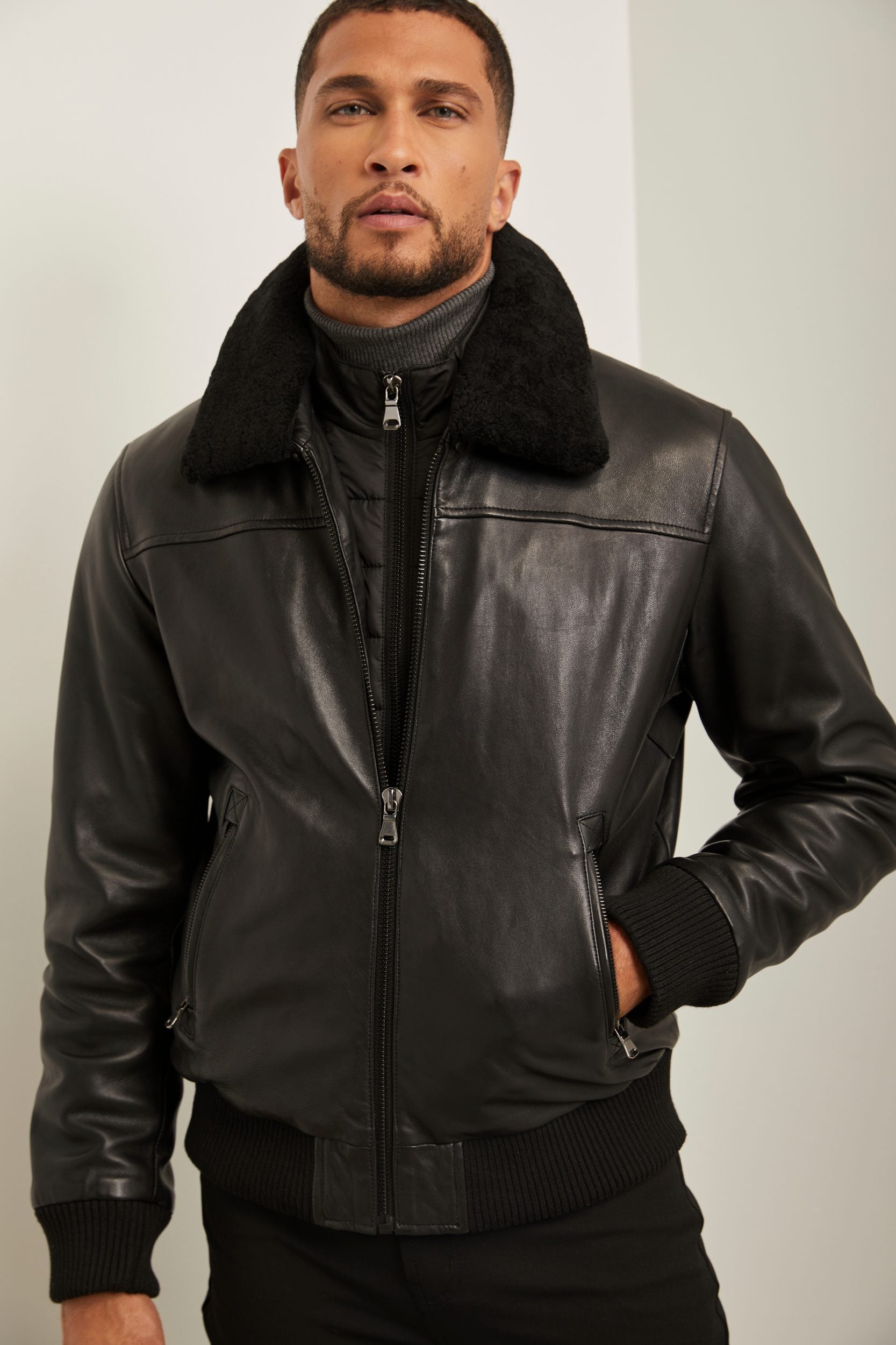 Aviator Leather Jacket